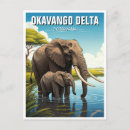 Search for botswana travel postcards Elephant