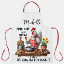 Search for funny chicken aprons Modern