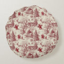 Search for red toile cushions Vintage