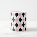 Search for black argyle mugs Pattern