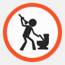 Search for funny warning stickers Beware