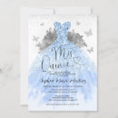 Search for elegant royal blue quinceanera invitations Miss quince mexican