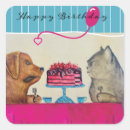 Search for cats and dogs stickers For kids