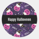 Search for pumpkin pattern stickers Halloween