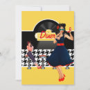 Search for retro 50s birthday invitations 1950s