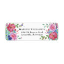 Search for dragonflies return address labels Pink