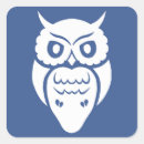 Search for birds silhouette stickers White