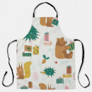 Search for winter party aprons Illustration
