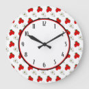 Search for strawberry kitchen clocks Red