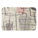 Search for mid century modern bath mats Geometric pattern