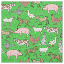 Search for farm animals fabric Agriculture