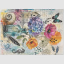 Search for mixed media tissue paper Whimsical
