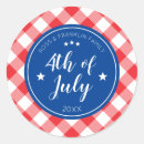 Search for red white and blue plaid stickers Patriotic