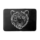Search for bear bath mats Black and white