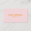 Search for orange business cards Elegant