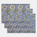 Search for indigo wrapping paper William morris