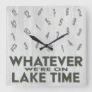 Search for funny fishing clocks Lake