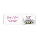 Search for floral elephant return address labels Safari