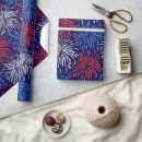 Search for fireworks wrapping paper Fourth of july