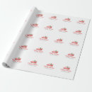 Search for truck christmas wrapping paper Red and white