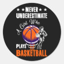 Search for playing basketball stickers Player