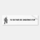 Search for scuba diving bumper stickers Water