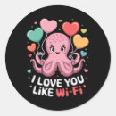 Search for octopus love stickers Pink