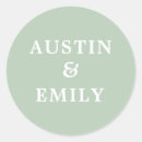 Search for bride and groom thank you stickers Simple