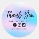 Search for candy thank you stickers Colourful