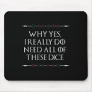 Search for d20 mouse mats Dice