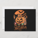 Search for retro seasonal invitations Pumpkin