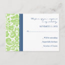 Search for damask wedding rsvp cards Modern