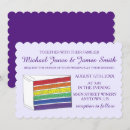 Search for gay pride wedding invitations Rainbow