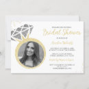 Search for ring bridal shower invitations Diamond