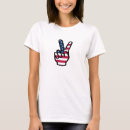 Search for victory sign tshirts Stars and stripes