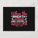 Search for breath postcards Meditation