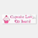 Search for cake bumper stickers Pink