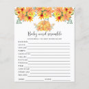 Search for pumpkin baby shower games Word scramble