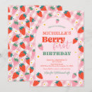 Search for gingham birthday invitations Berry sweet birthday