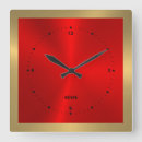 Search for stainless steel clocks Gold