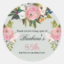 Search for 85th birthday stickers For her