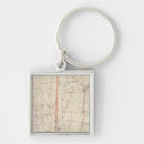 Search for topographical map key rings County
