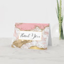 Search for marble thank you cards Faux gold glitter
