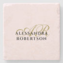 Search for decorated letter coasters For her