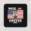 Search for president business cards Vote