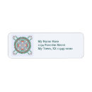 Search for mandalas return address labels Colourful