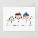 Search for snowman postcards Snoopy