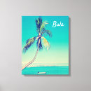 Search for vintage palm trees canvas prints Summer