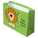 Search for lion gift bags Children