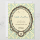 Search for pattern bridal shower invitations Damask